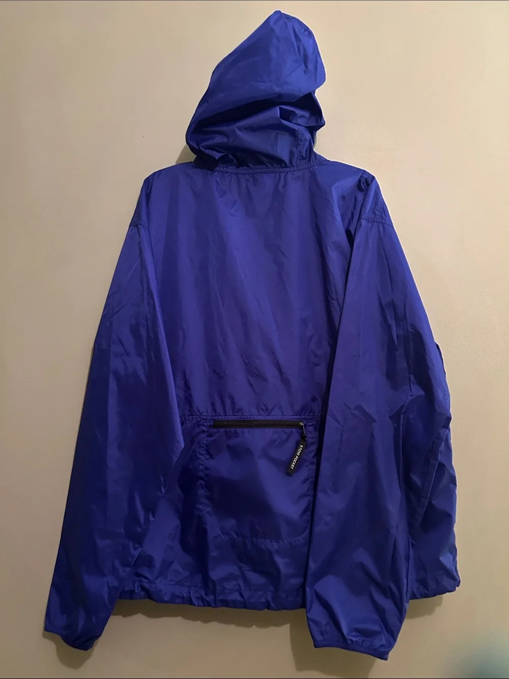 The North Face Men's Royal Blue Hooded Full Zip  Windbreaker Size XL